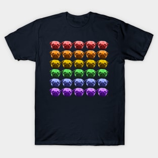 Pug Pride LGBT Rainbow Flag Gay Dog Lover T-Shirt